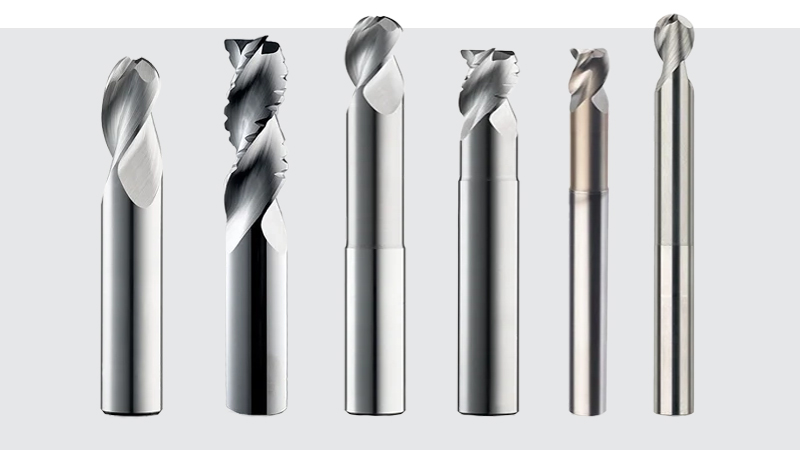 Højtydende endefræsere i solid hårdmetal