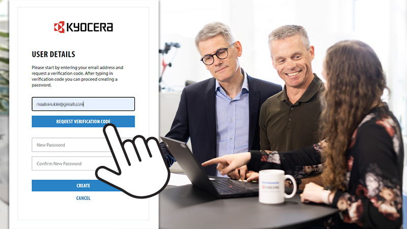 New login to the webshop
