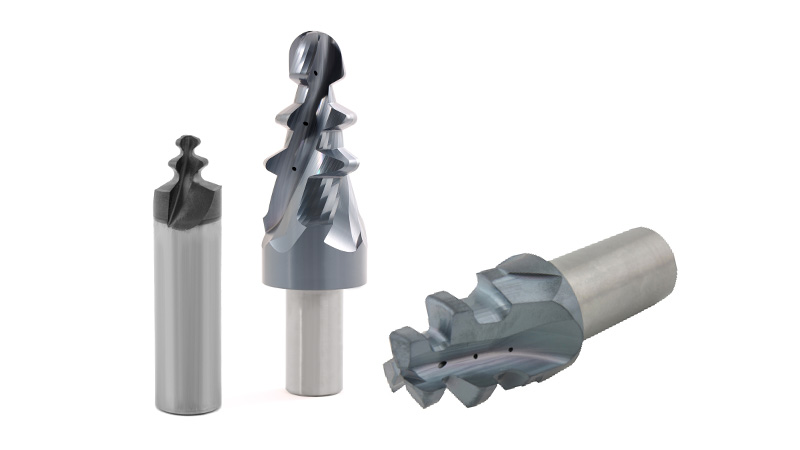Solid carbide profile cutters