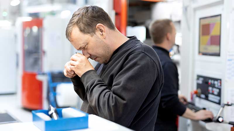 A tool undergoing a managed inspection