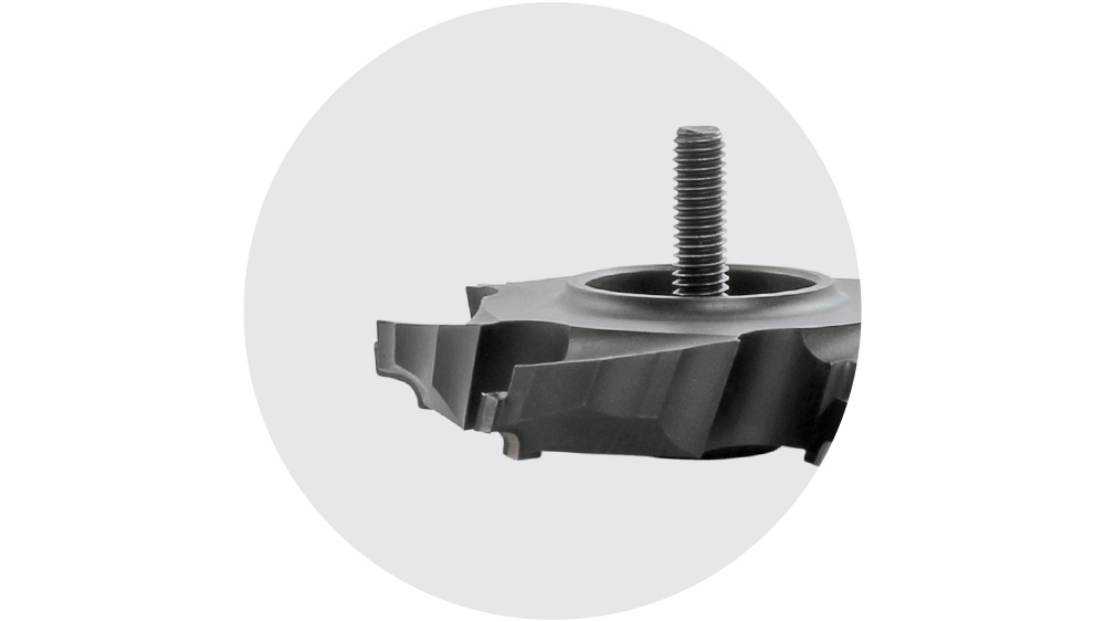 Profiling tools with bore for woodworking Kyocera Unimerco