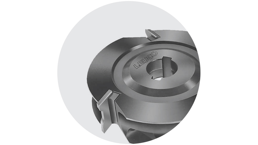 Profiling tools with bore for woodworking Kyocera Unimerco